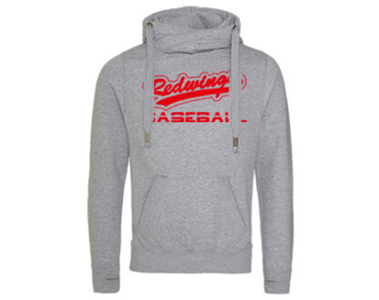 CROSS NECK HOODIE BASEBALL – Bild 2