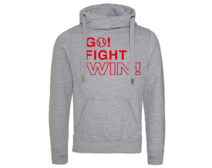 CROSS NECK HOODIE FIGHT