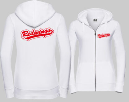 1Damen Zipped Hood Jacket LOGO – Bild 2