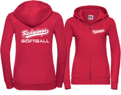 1Damen Zipped Hood Jacket SOFTBALL