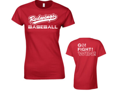 1DAMEN  T-SHIRT BASEBALL MIT FIGHT
